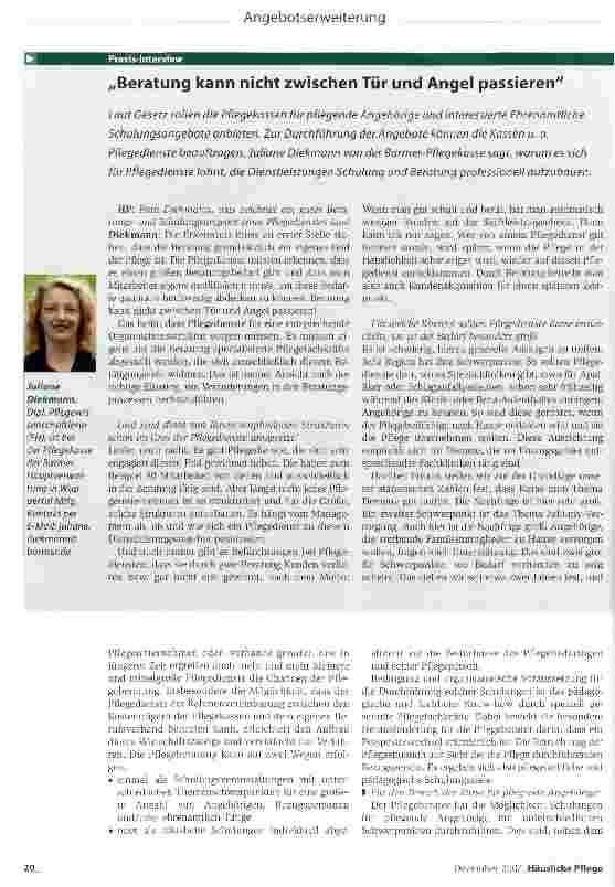 Vorschauseite 3: Kompetenz in puncto Beratung