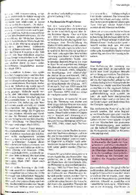 Vorschauseite 2: Medizin zwischen Mutter und Kind Teil I