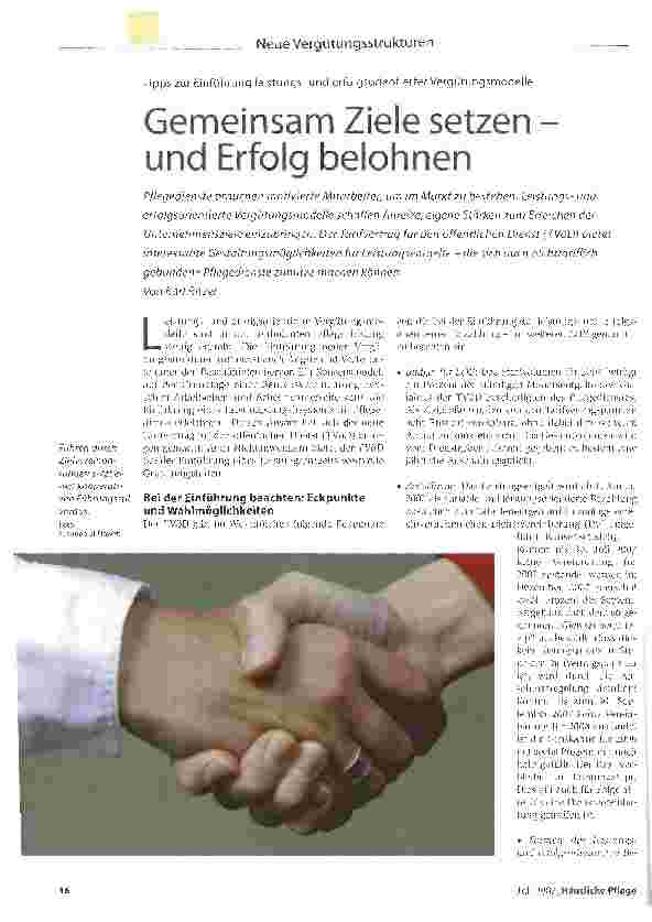 Vorschauseite 1: Gemeinsam Ziele setzen und Erfolg belohnen