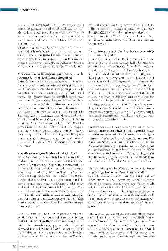 Vorschauseite 2: Die pflegenden Angehörigen haben eine Schlüsselposition