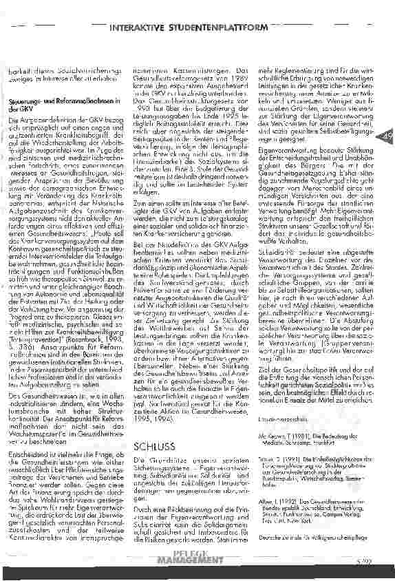 Vorschauseite 4: Gesundheitspolitik im Spannungsfeld zwischen Individuum und Gesellschaft