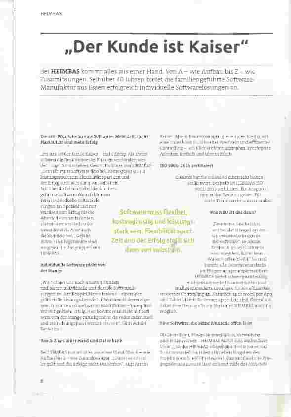 Vorschauseite 1: Der Kunde ist Kaiser