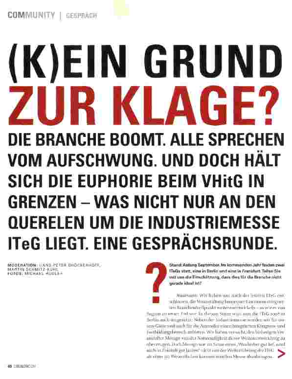 Vorschauseite 1: (K)ein Grund zur Klage?