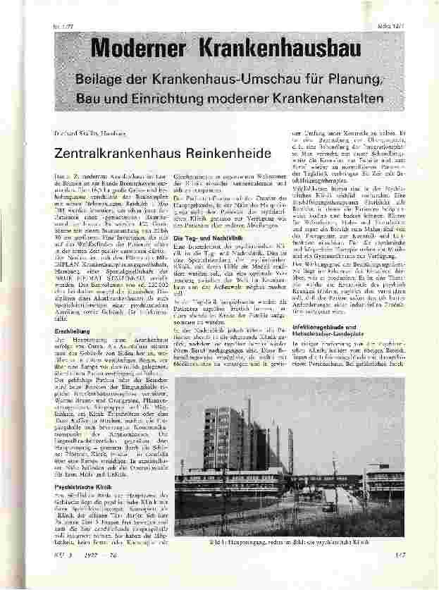 Vorschauseite 1: Zentralkrankenhaus Reinkenheide