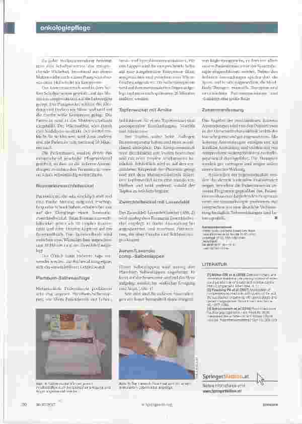 Vorschauseite 3: Linderung von therapiebedingten Nebenwirkungen