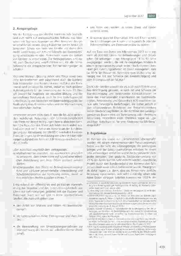 Vorschauseite 2: Der erste Schritt muss die Sensibilisierung für Eltern mit Beeinträchtigungen sein