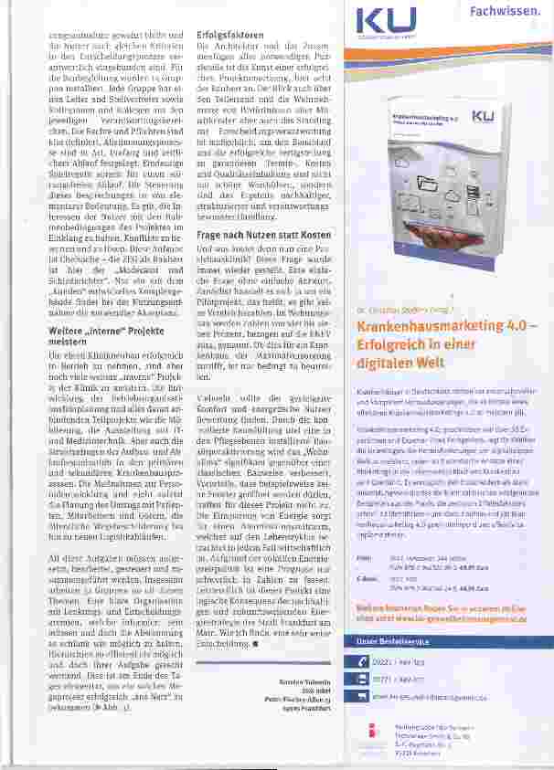 Vorschauseite 3: Erste Passivhausklinik Europas