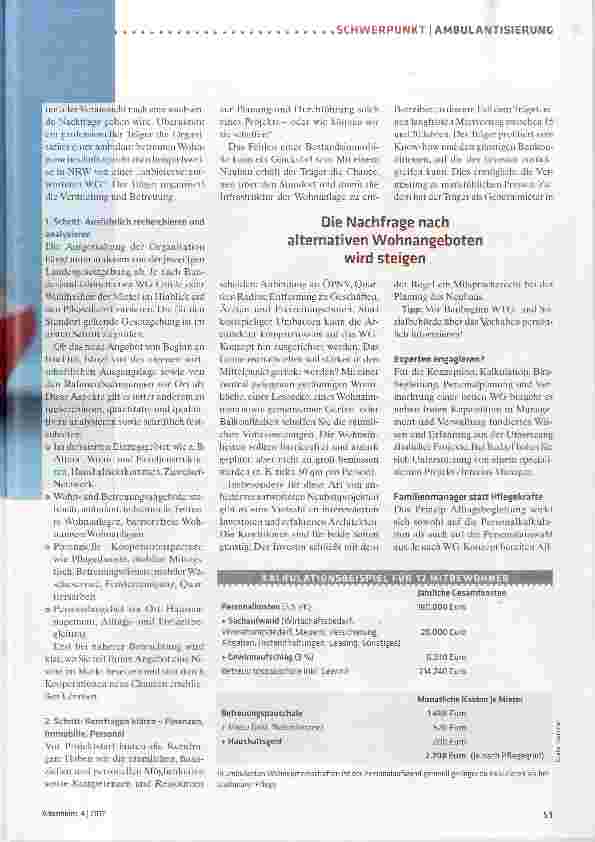Vorschauseite 2: Neuland: Ambulante WCs