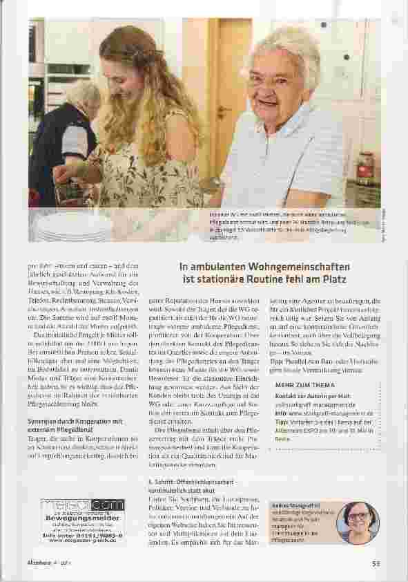 Vorschauseite 4: Neuland: Ambulante WCs
