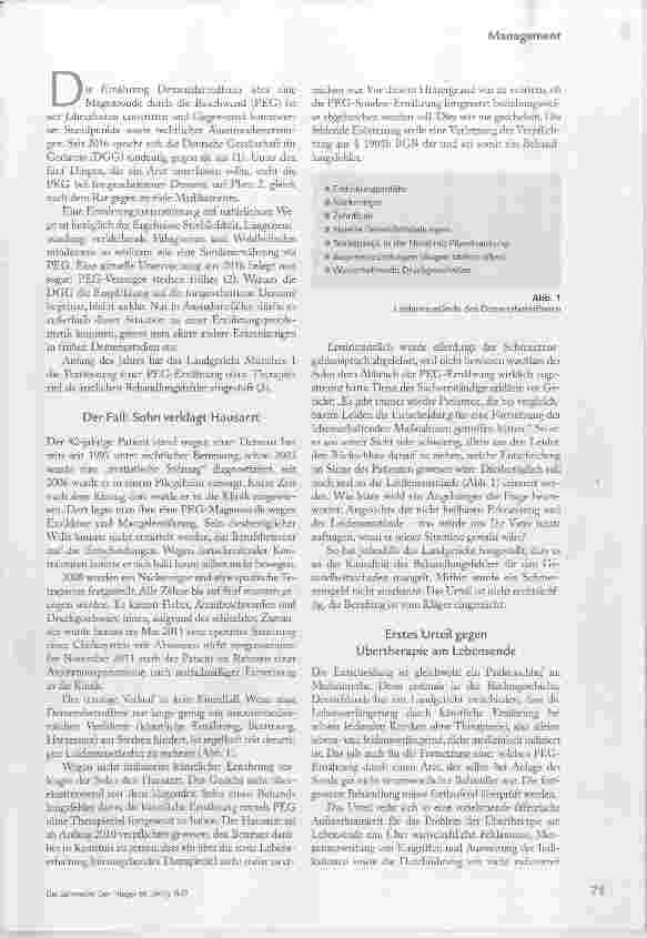 Vorschauseite 2: Leidensverlängerung gilt als Behandlungsfehler