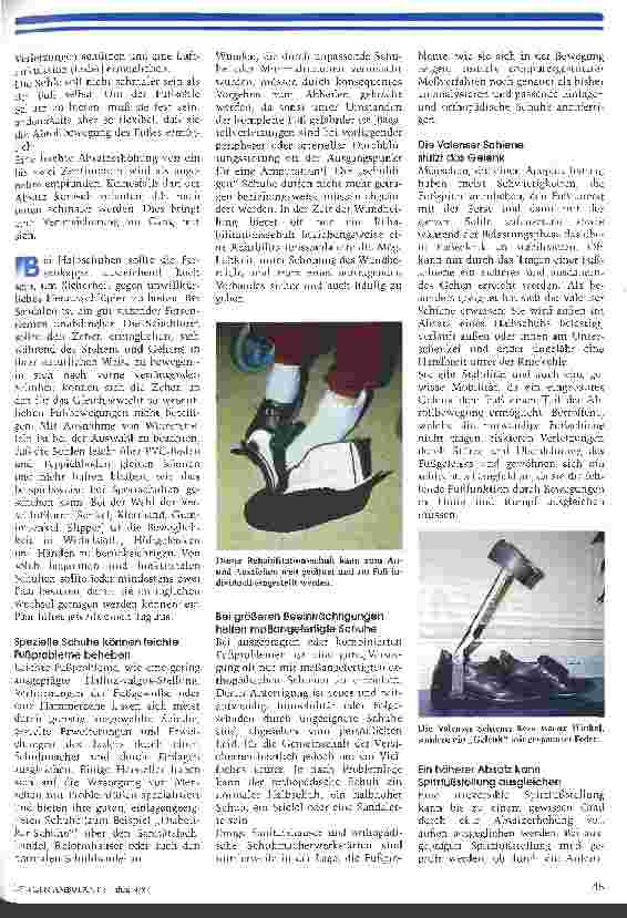 Vorschauseite 2: Die richtigen Schuhe sorgen für Mobilität und Sicherheit
