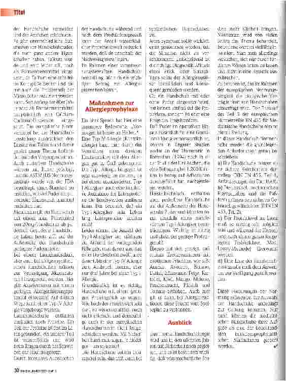 Vorschauseite 2: Medizinische Handschuhe Vernünftige Aufklärung und konsequente Prophylaxe