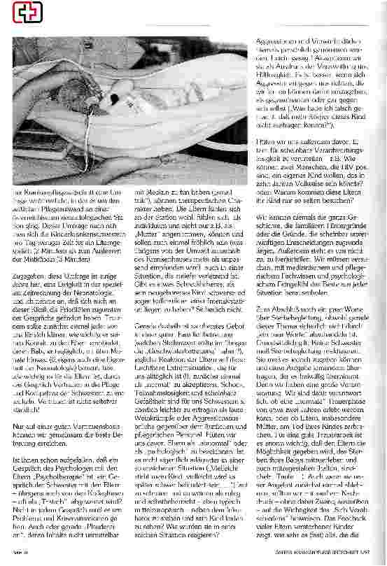 Vorschauseite 3: Ethik im neonatologischen Alltag - eine Frage von Respekt und Verantwortung