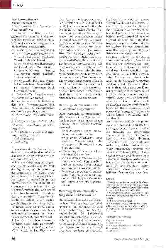 Vorschauseite 3: Tabuthema HarninkontinenzWissenschaftliche Untersuchung zu Beratung in der Pflege