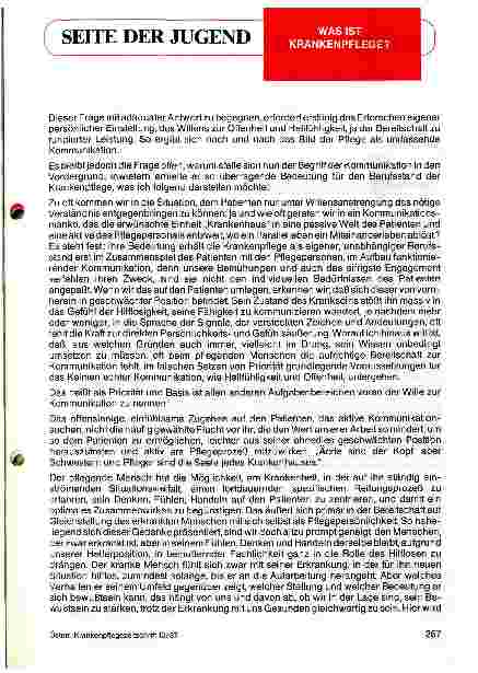 Vorschauseite 1: Was ist Krankenpflege