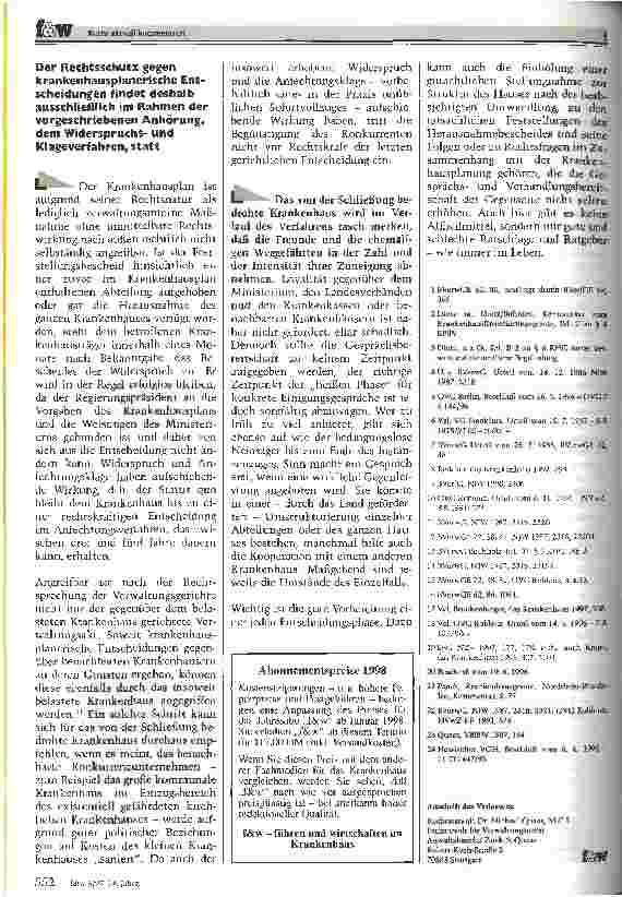 Vorschauseite 5: Der Struktur-Crash durch Aufhebung und/oder Änderung des Krankenhausplans