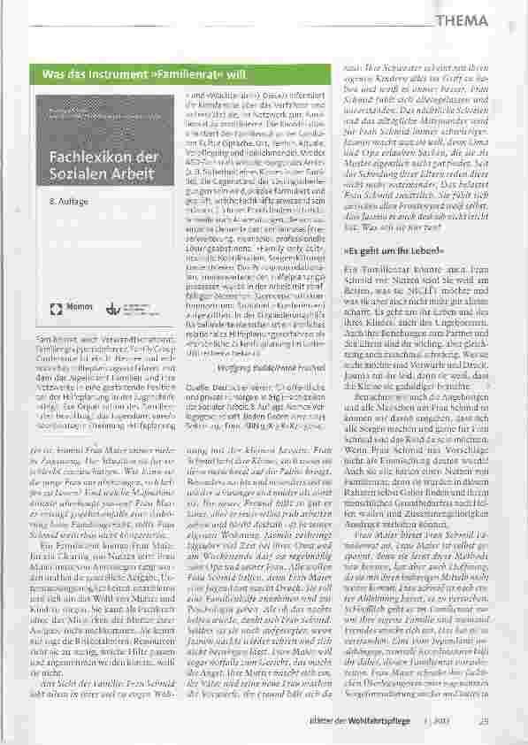 Vorschauseite 2: Brücke zwischen Fachlichkeit und Lebenswelt