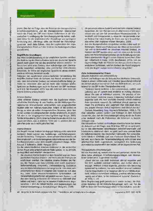 Vorschauseite 3: Die Forschungspyramide Teil 1: Theoretische und konzeptionelle Grundlagen