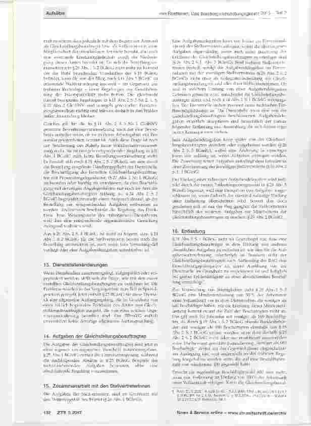 Vorschauseite 2: Das Bundesgleichstellungsgesetz 2015 - Teil 2