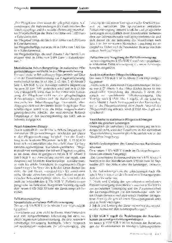 Vorschauseite 4: Die Auswirkungen der Gesundheitsreform aufPflegeeinrichtungen