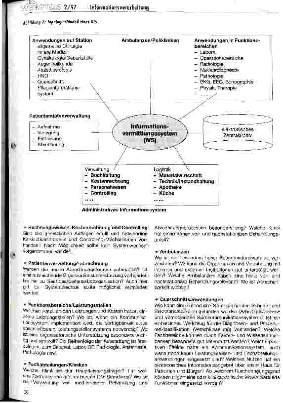 Vorschauseite 4: Informationsverarbeitung im Krankenhaus Strategische Relevanz der Informationstechnologie