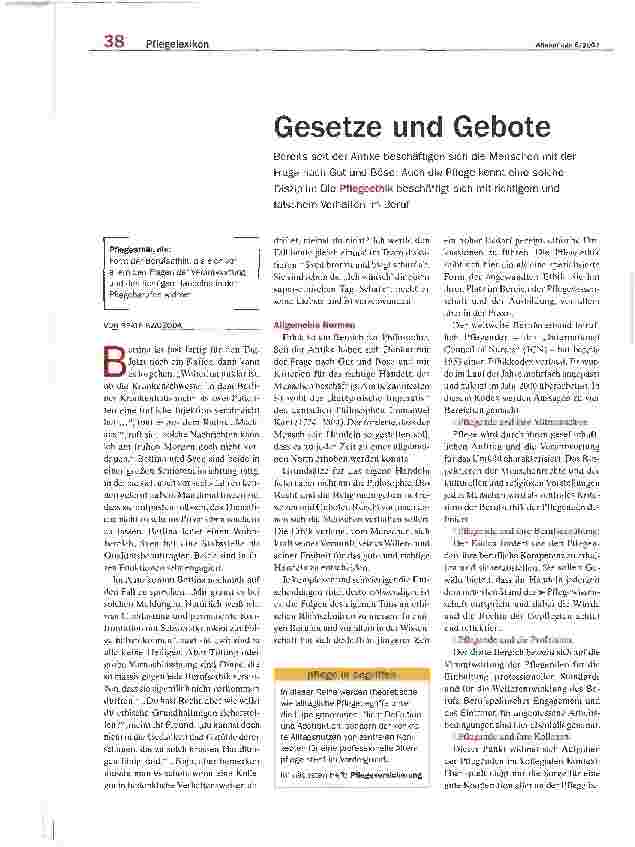 Vorschauseite 1: Gesetze und Gebote