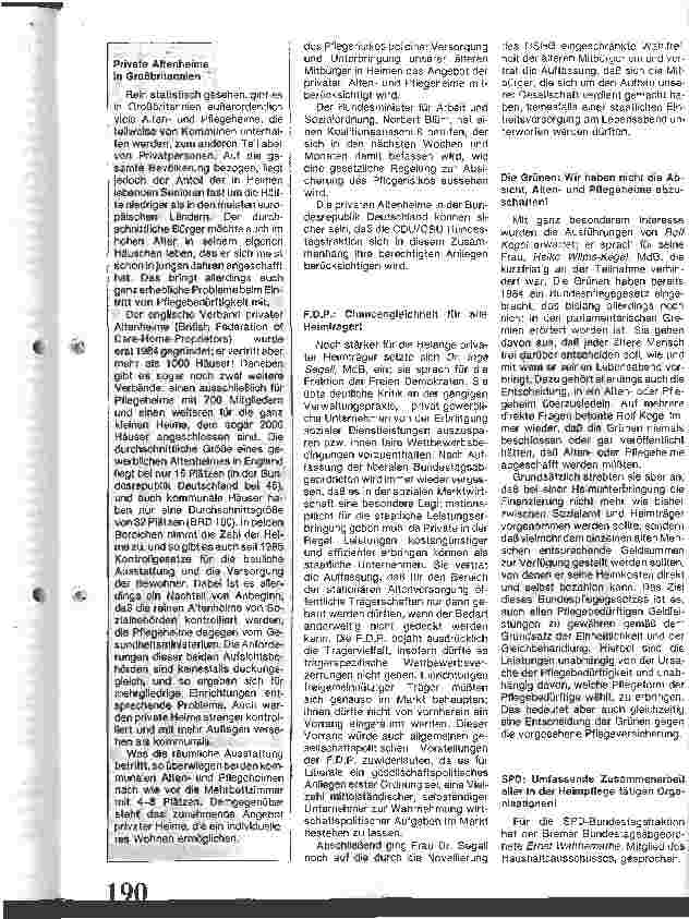 Vorschauseite 3: Private Heime in BPA - notwendige Alternative