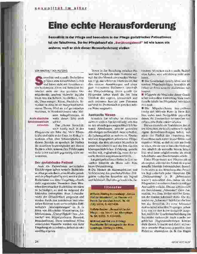 Vorschauseite 1: Eine echte Herausforderung