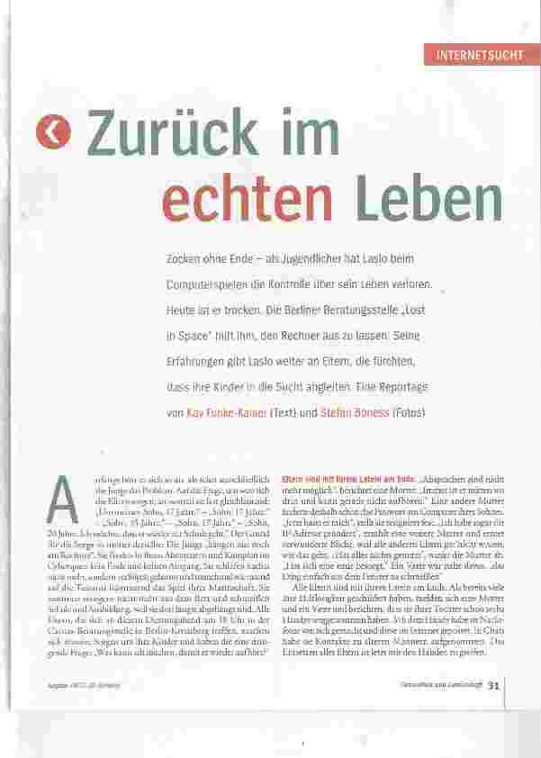 Vorschauseite 2: Zurück im echten Leben