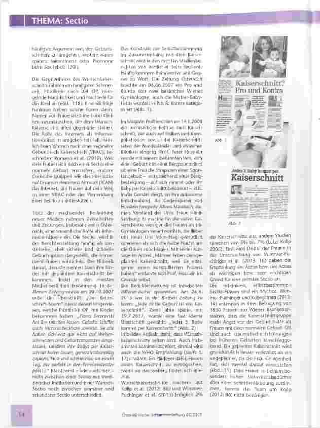 Vorschauseite 2: Gibt es eine Trendumkehr bei der Kaiserschnittrate ?