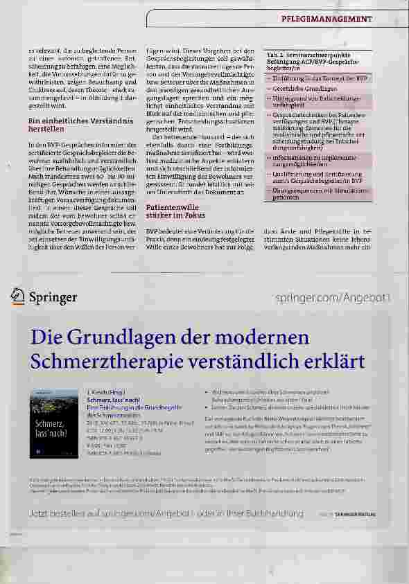 Vorschauseite 2: BVP - Behandlung im Voraus planen