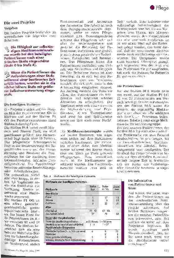 Vorschauseite 3: Förderung der selbständigen Medikamenteneinnahme bei psychiatrischen Langzeitpatienten