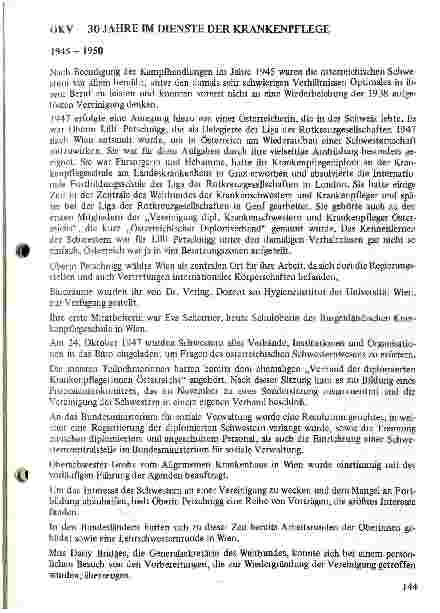 Vorschauseite 5: Der österreichische Krankenpflegeverband gestern und heute