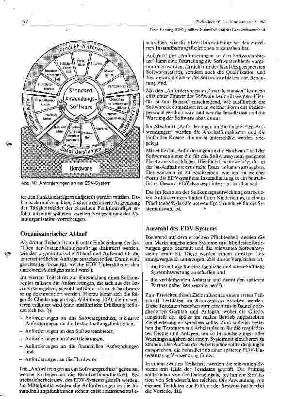 Vorschauseite 3: EDV - gestützte Instandhaltung der Krankenhaustechnik Teil II