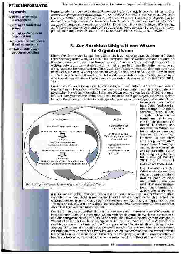 Vorschauseite 3: Von der lernenden zur kompetenten Organisation