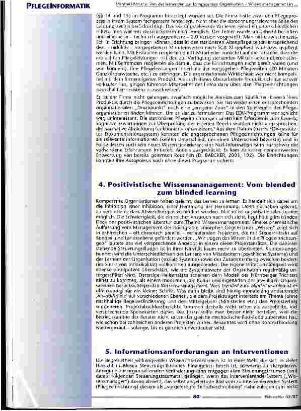 Vorschauseite 4: Von der lernenden zur kompetenten Organisation