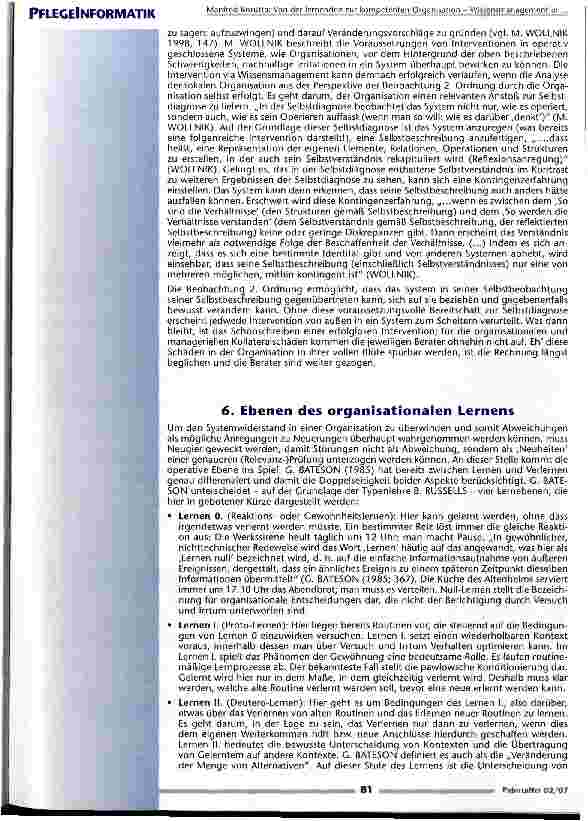 Vorschauseite 5: Von der lernenden zur kompetenten Organisation