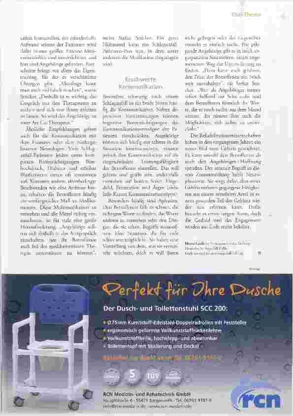Vorschauseite 4: Herausforderung Schlaganfall Angehörige als Co-Therapeuten