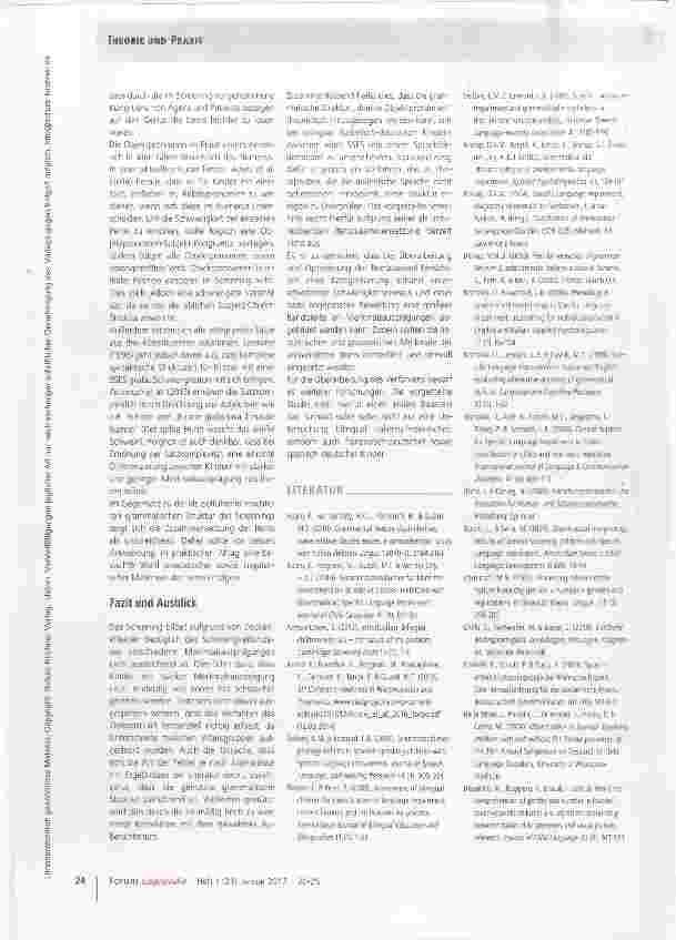 Vorschauseite 5: Mangelnde Kenntnisse der Zweitsprache Deutsch oder SSES?