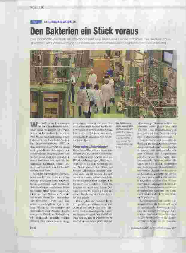Vorschauseite 1: Den Bakterien ein Stück voraus