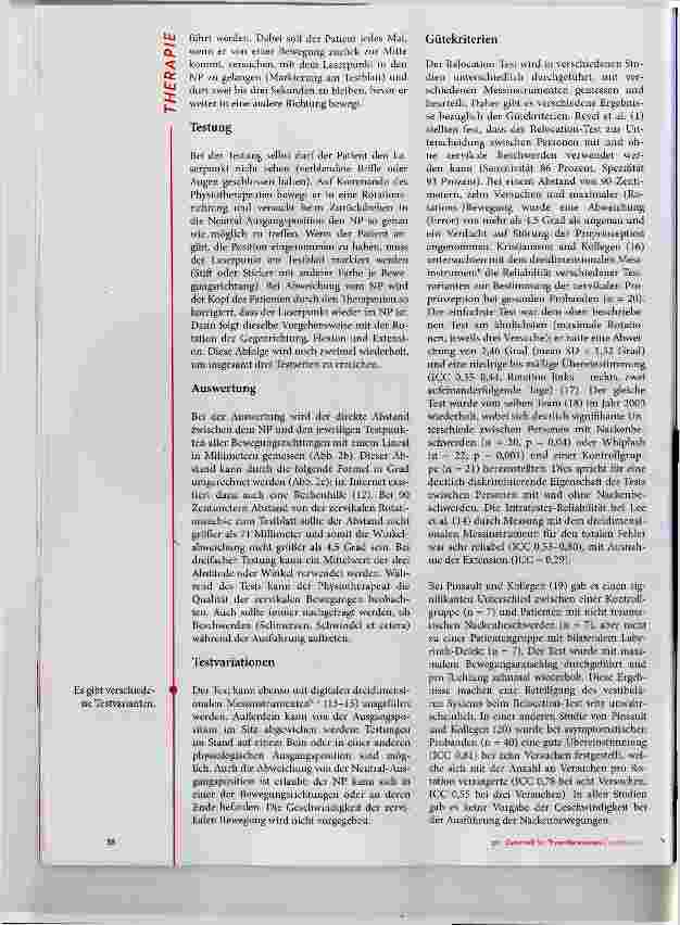 Vorschauseite 3: HWS: Propriozeption und Stellungssinn ermitteln