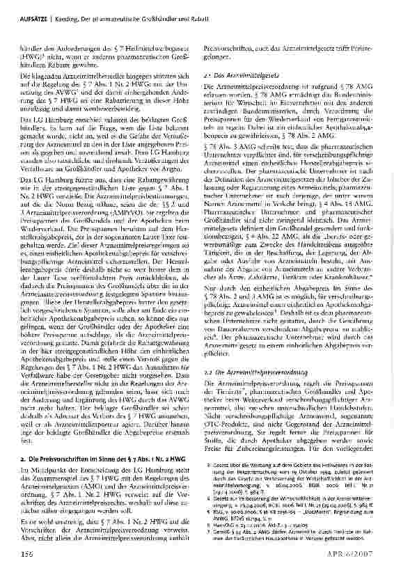 Vorschauseite 2: Der pharmazeutische Großhändler und Rabatt