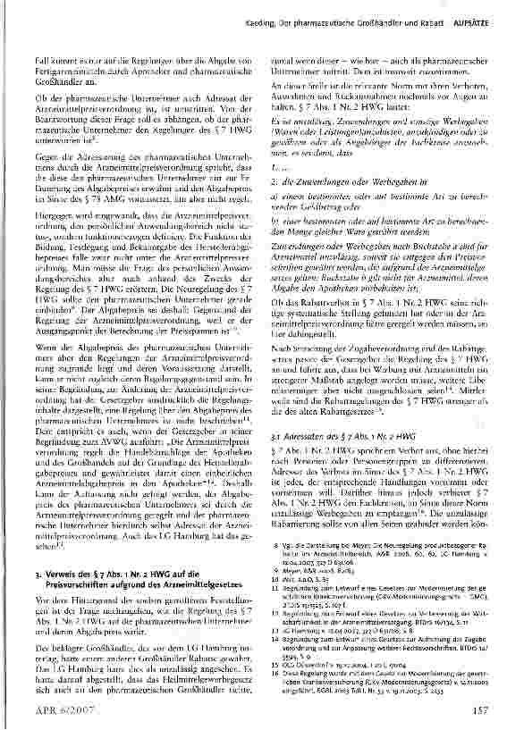 Vorschauseite 3: Der pharmazeutische Großhändler und Rabatt