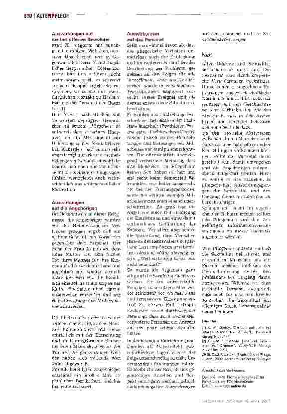 Vorschauseite 5: Alter, Demenz und Sexualität schließen sich nicht aus