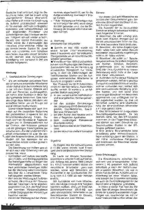 Vorschauseite 2: Ehrenamtliche Mitarbeiter/Auf einer Beschützenden Station: Konzeption, Werbung, Einsatz, erste Erfahrungen