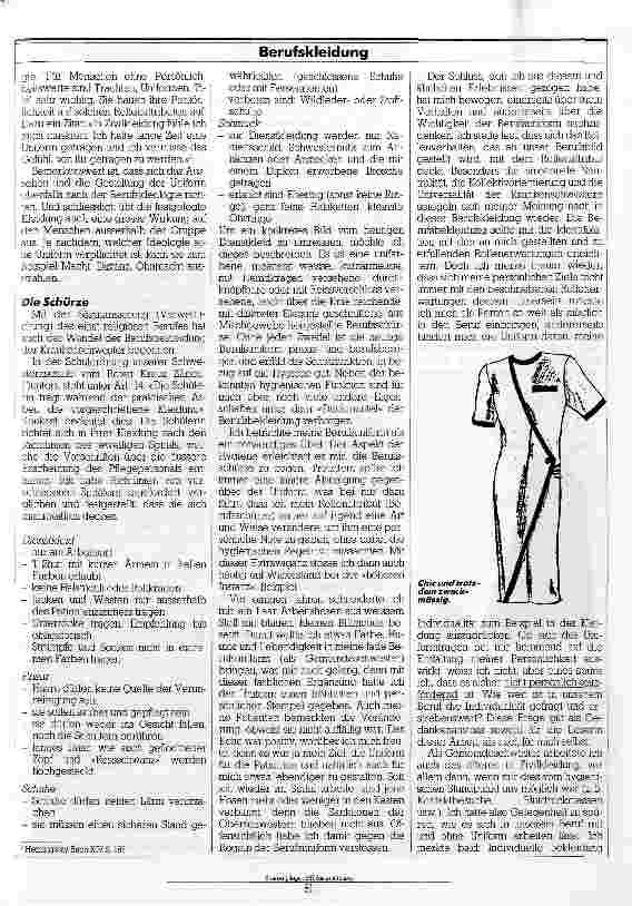 Vorschauseite 3: Individuelle Schürzenträger Welche vorderund hintergründige Funktion hat die Berufsschürze?