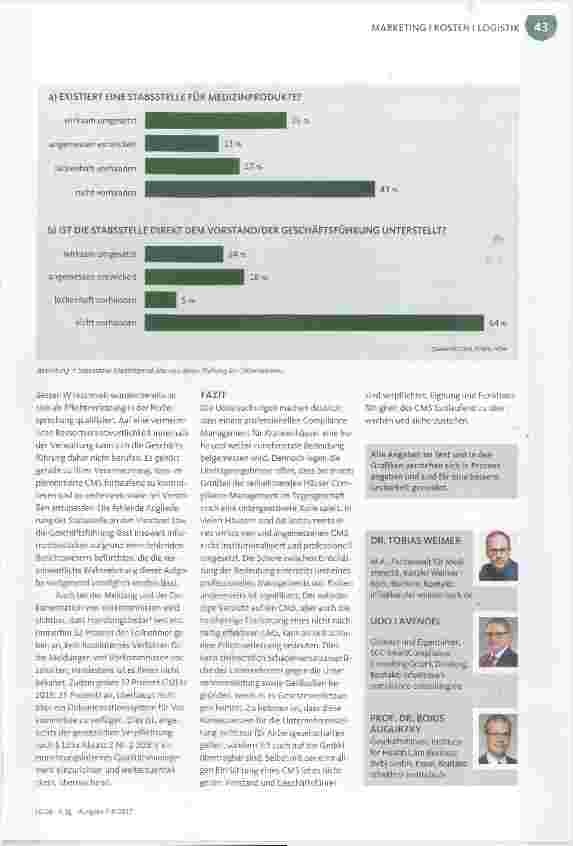 Vorschauseite 6: So ist es um das Compliance-Management bestellt