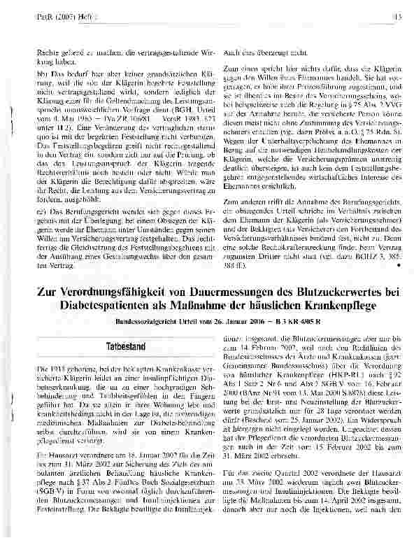 Vorschauseite 6: Rechte des mitversicherten Ehegatten in der privaten Krankheitskostenversicherung