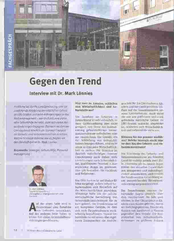 Vorschauseite 1: Gegen den Trend