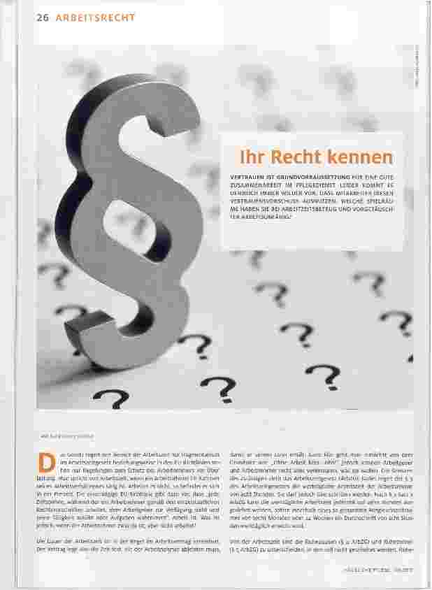 Vorschauseite 1: Ihr Recht kennen
